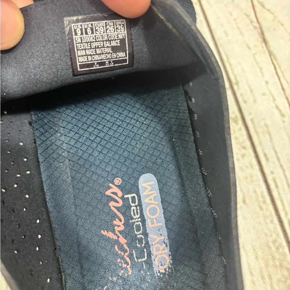 Skechers Sepulveda Floral Maze Casual Shoes Navy Cutout Sneakers Womens Sz 9 - Picture 4 of 7